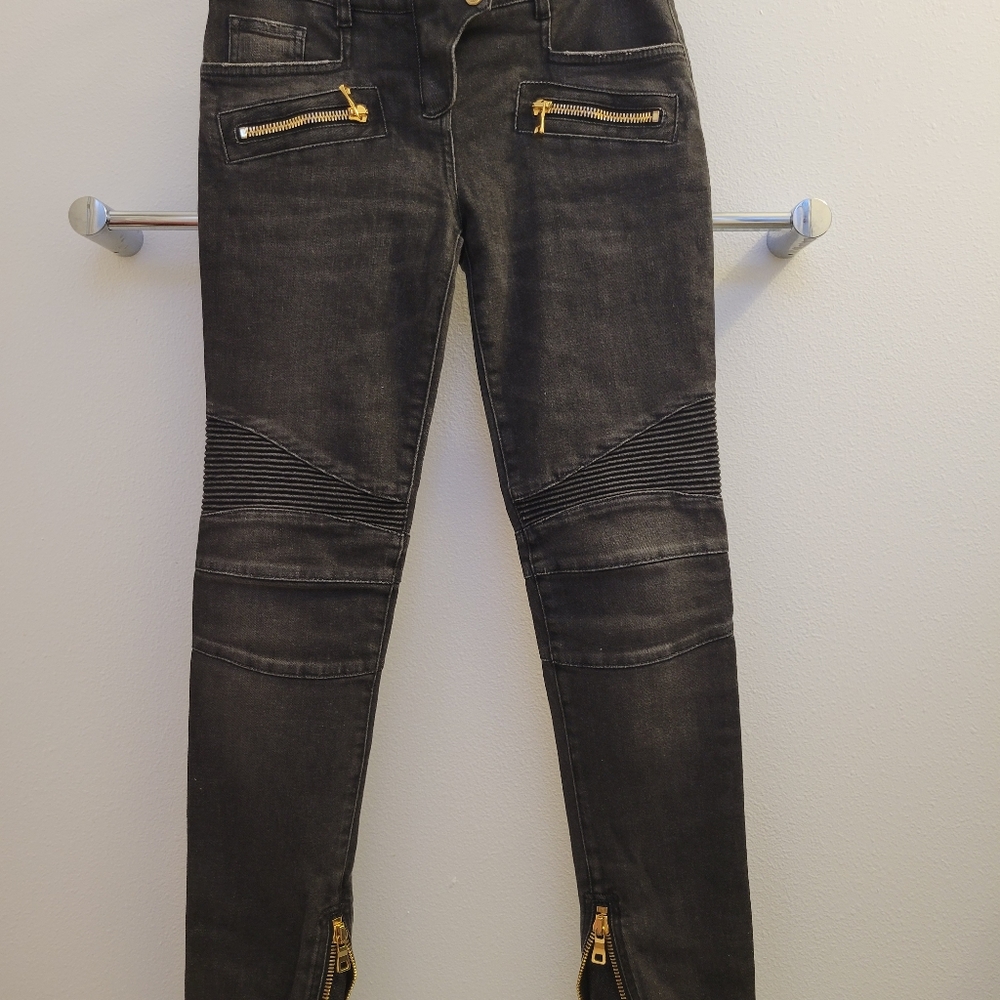 Balmain biker jean